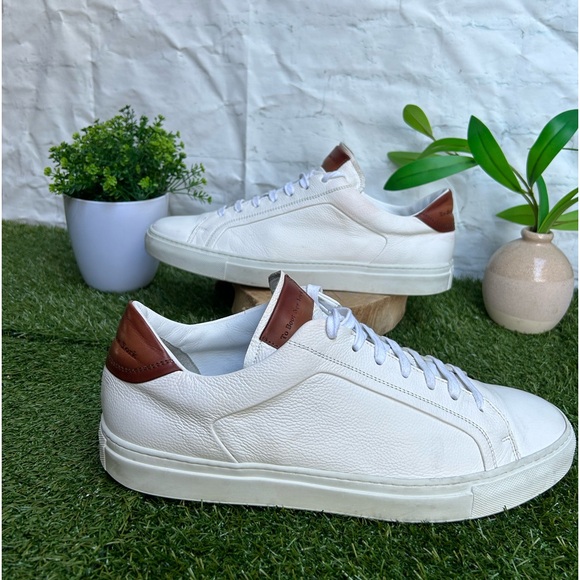 To boot New York Carlin Sneaker white Tan /Leather size 11.5 gently worn - Picture 5 of 16